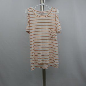 orange white cute girls shirt